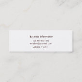 害虫駆除-名刺 スキニー名刺 (裏面)