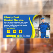 害虫・ネズミ駆除ビジネス用テキスト・写真をカスタマイズ ウィンドウサイン (シート2)