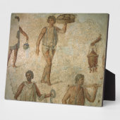 宴会の準備、大理石の破片、李 フォトプラーク (側面)