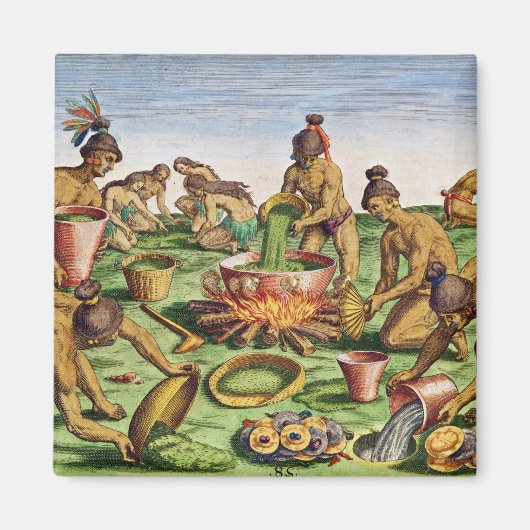 宴会の準備， 'Brevisから マグネット (正面)