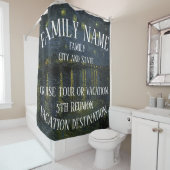 宴会ガーデンサプライズパーティーブロック2024 シャワーカーテン (インサイチュ)