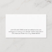 宴会ケータリング | 料理 名刺 (裏面)