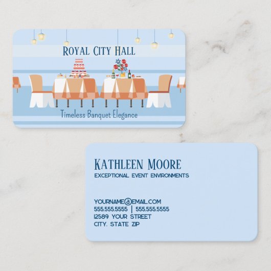 宴会場 名刺 (正面/裏面)