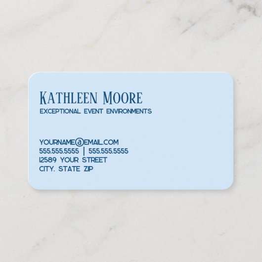 宴会場 名刺 (裏面)