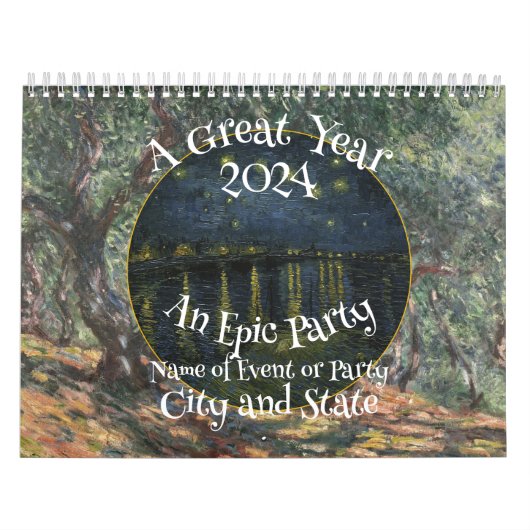 宴会 ティーガーデン サプライズ パーティー ブロック 2024 カレンダー (カバー)