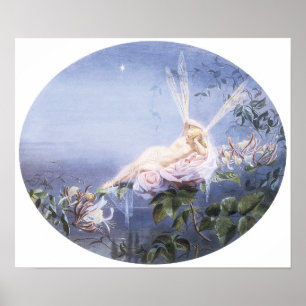 宵の明星、妖精の絵画 ポスター