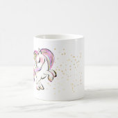 家おもしろいから働くMug Unicorn Madness コーヒーマグカップ (中央)