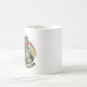 家おもしろいから働くMug Unicorn Madness コーヒーマグカップ (中央)