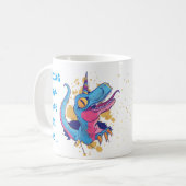 家おもしろいから働くMug Unicorn Madness コーヒーマグカップ (正面左)
