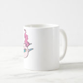 家おもしろいから働くMug Unicorn Madness コーヒーマグカップ (正面右)