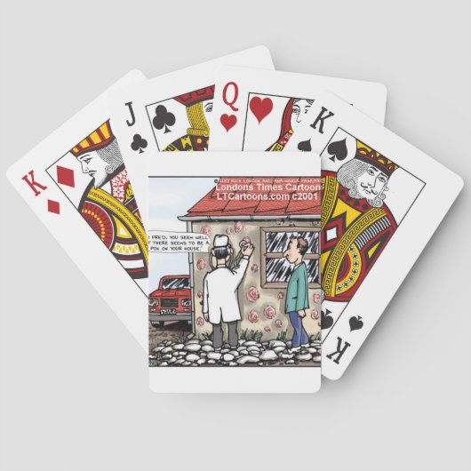 家おもしろいの痘瘡 トランプ (裏面)