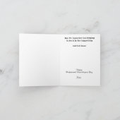 家おもしろい主婦の日グリーティングカード カード (内部)