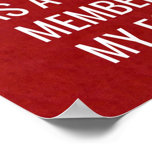 家おもしろい王室の族の上級委員に就任する ポスター (角)