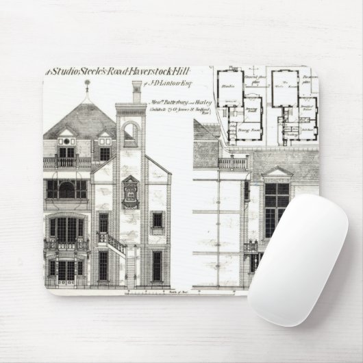 家およびスタジオのSteeleの道、Haverstock マウスパッド (マウス)