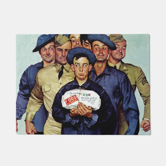 家からのウィリーGillisのパッケージ ドアマット (正面)