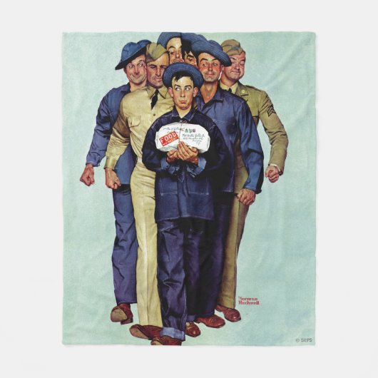 家からのウィリーGillisのパッケージ フリースブランケット (正面)