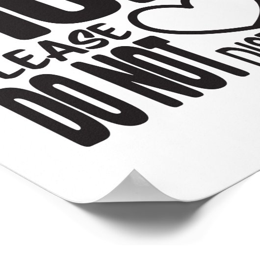 家から働く母さん邪魔しないで ポスター (角)