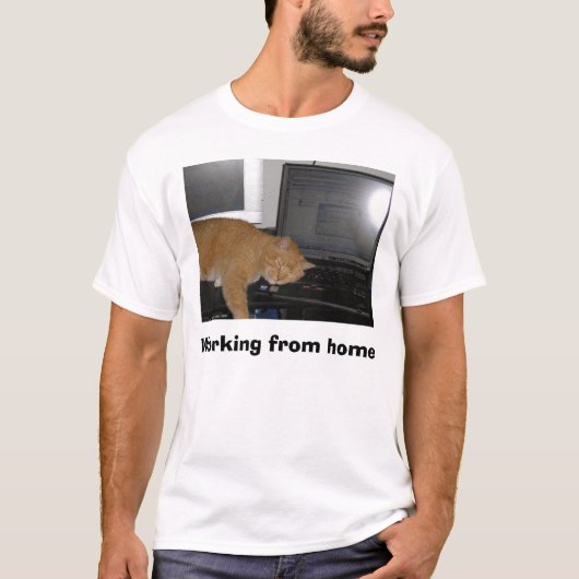 家から働くP4040011 Tシャツ (正面)
