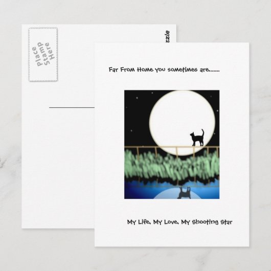 家から遠く ポストカード (正面/裏面)