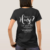 家が必要よ私はあなたの女の子の不動産実在代理トート Tシャツ (裏面)