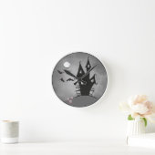 家こうもり墓石 ラウンド壁時計 (ホーム)