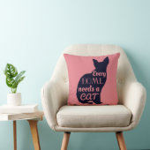 家ごとに猫が必要だ クッション (椅子)