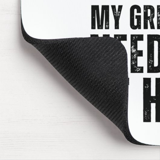 家でおもしろいGreyhoundが私を必要としていなくてごめんなさい マウスパッド (コーナー)