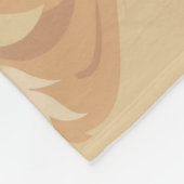 家ではなく家のゴールデンレトリバー犬 フリースブランケット (角)