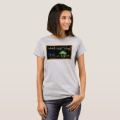 家で学校や勉強は要らない Tシャツ (正面フル)