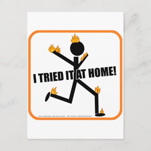 家で試してみた! ポストカード (正面)