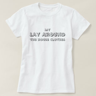 家で過ごすための私の部屋着、面白い、シンプル Tシャツ