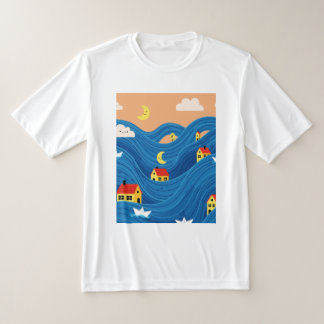 家とボート Tシャツ