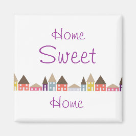 家と屋根の上 マグネット