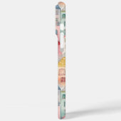 家と水の色のシームレスなパターン Case-Mate iPhoneケース (裏面 / 左)