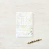 家と池 ポストイット (デスク上)