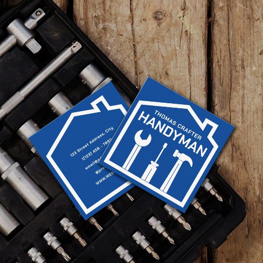 家と道具の便利屋スタイル スクエア名刺