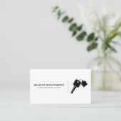 家と鍵 名刺 (スタンド正面)