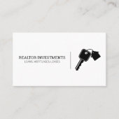 家と鍵 名刺 (正面)