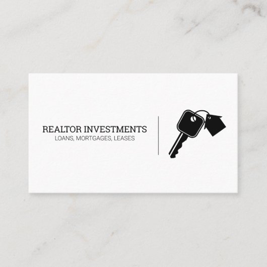 家と鍵 名刺 (正面)