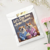 家にいてポップコーンを注文しよう。かわいい犬の漫画を観よう フェイバーバッグ (封をした状態)