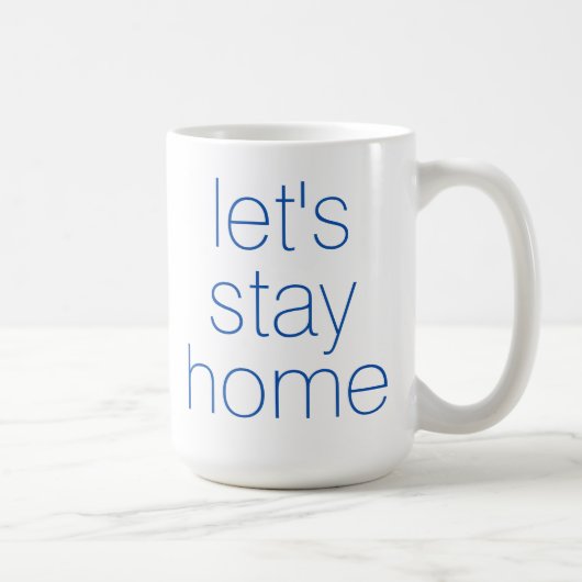 「家にいよう」コーヒーマグ コーヒーマグカップ (右)