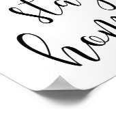 家にいよう ポスター (角)