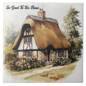 家にいるのがとても良い タイル (正面)