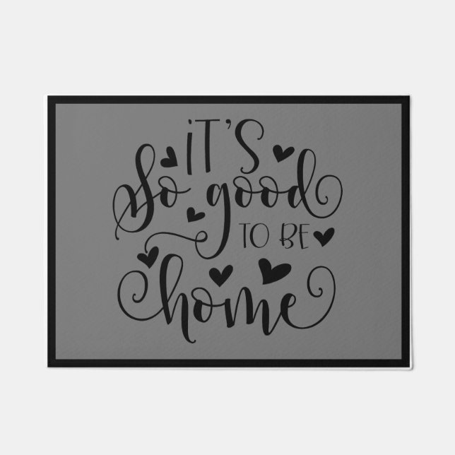 家にいるのはとても良い ドアマット (正面)