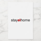 家にいる フードラベル (シングルラベル)