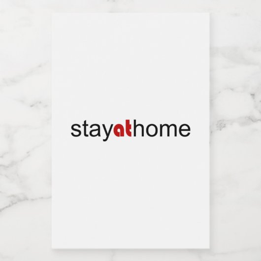 家にいる フードラベル (シングルラベル)