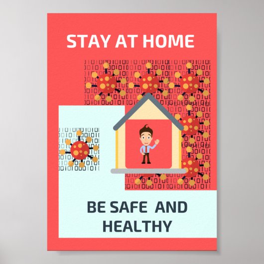 家にいる ポスター (正面)