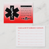 家にひとりペット 名刺 (正面/裏面)