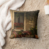 家にもたれる自転車 クッション (ブランケット)