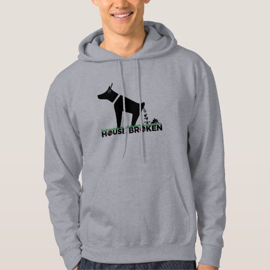 家によって壊されるフード付きスウェットシャツ パーカ (正面)